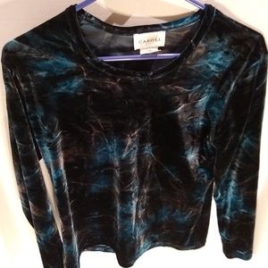 Caroll Women's  Top- Purple Sz T 42 made in France